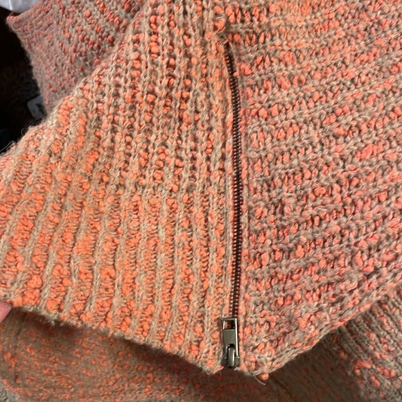 MOTH/ANTHROPOLOGY, WOMEN’S MEDIUM SWEATER. SIDE ZIP HEAVYWEIGHT V-NECK EUC - Picture 11 of 11